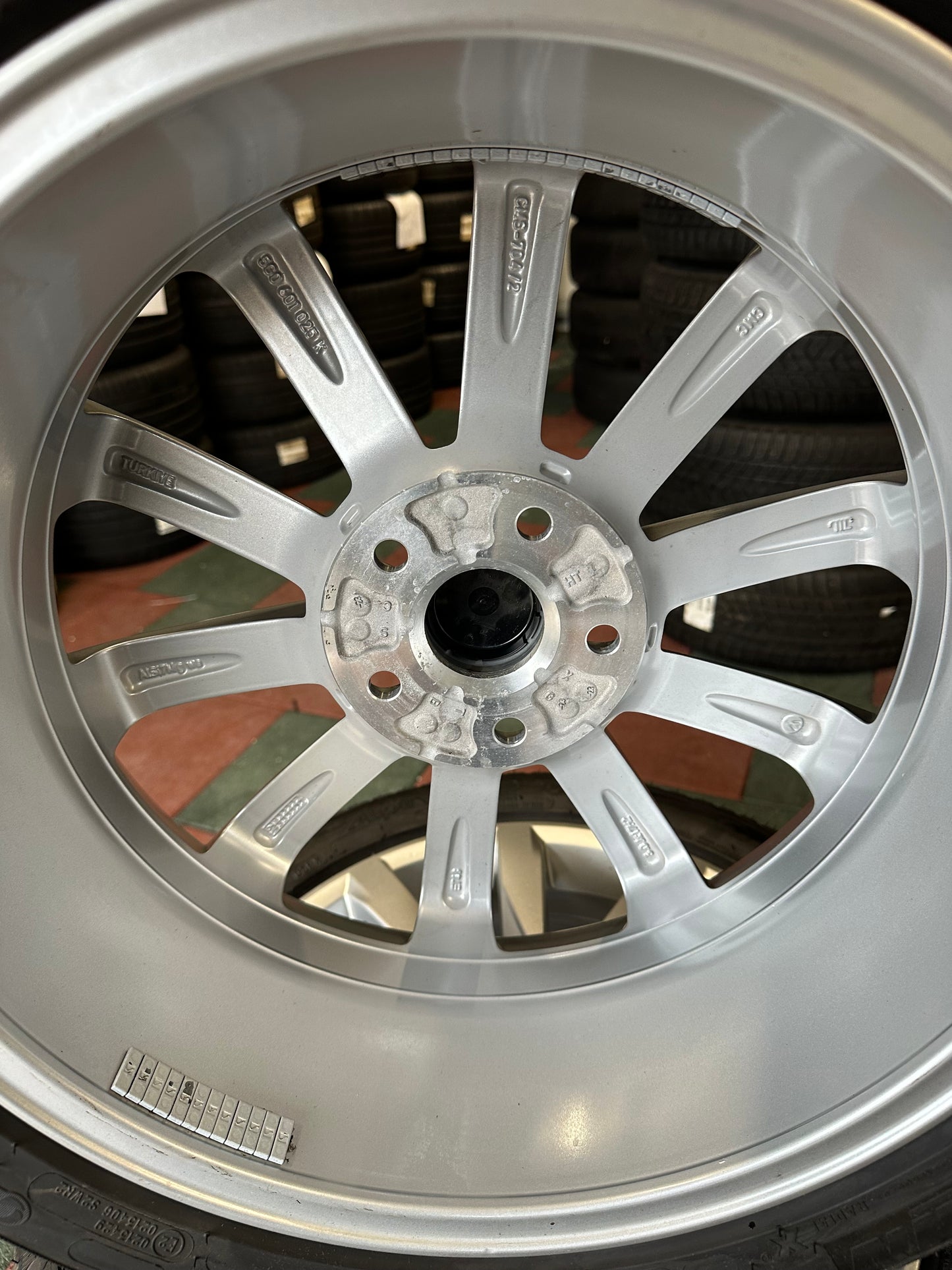 Оригинал VW Volkswagen Golf 6 7 17 Zoll Фолксваген Голф 6 7 17 цола Алуминиеви джанти зимен комплект зимни гуми