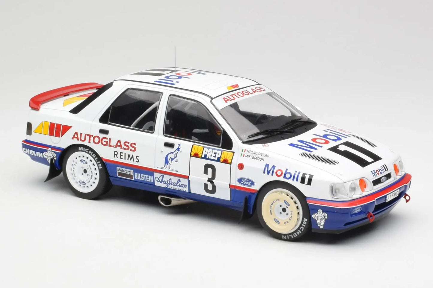 Ford Sierra RS Coswort 4x4 Rally Monte Carlo 1992 white 1:18 Modelcar MCG18355R Форд Сиера бял