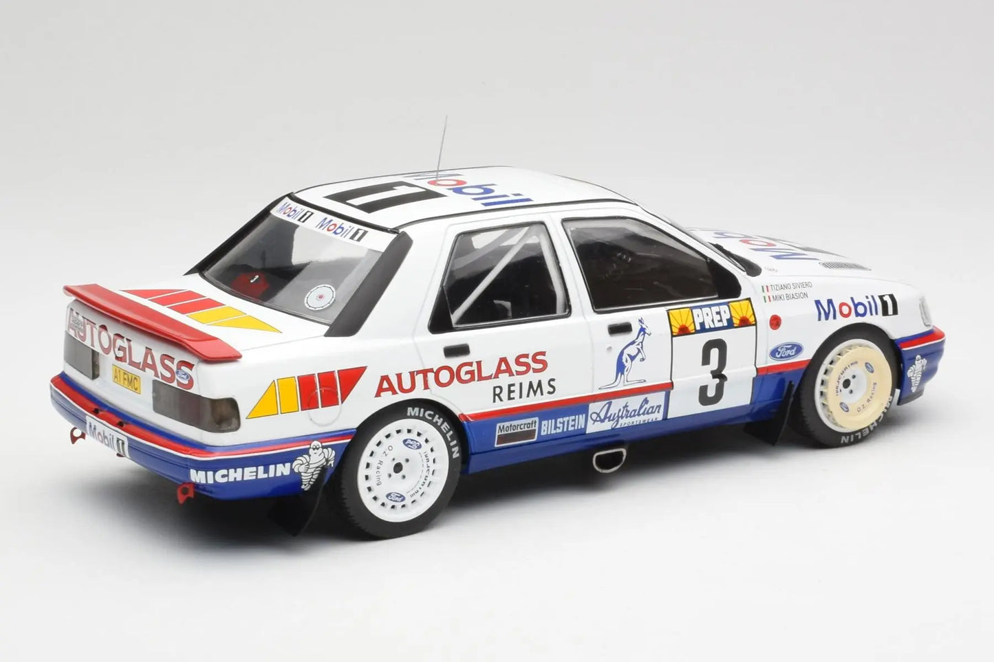 Ford Sierra RS Coswort 4x4 Rally Monte Carlo 1992 white 1:18 Modelcar MCG18355R Форд Сиера бял