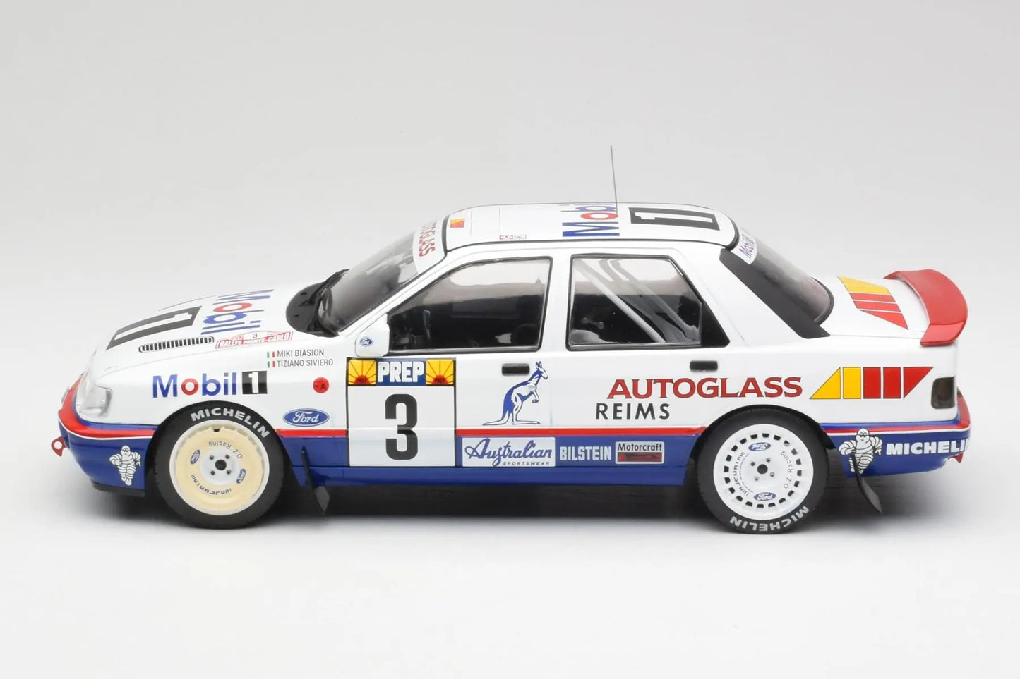 Ford Sierra RS Coswort 4x4 Rally Monte Carlo 1992 white 1:18 Modelcar MCG18355R Форд Сиера бял