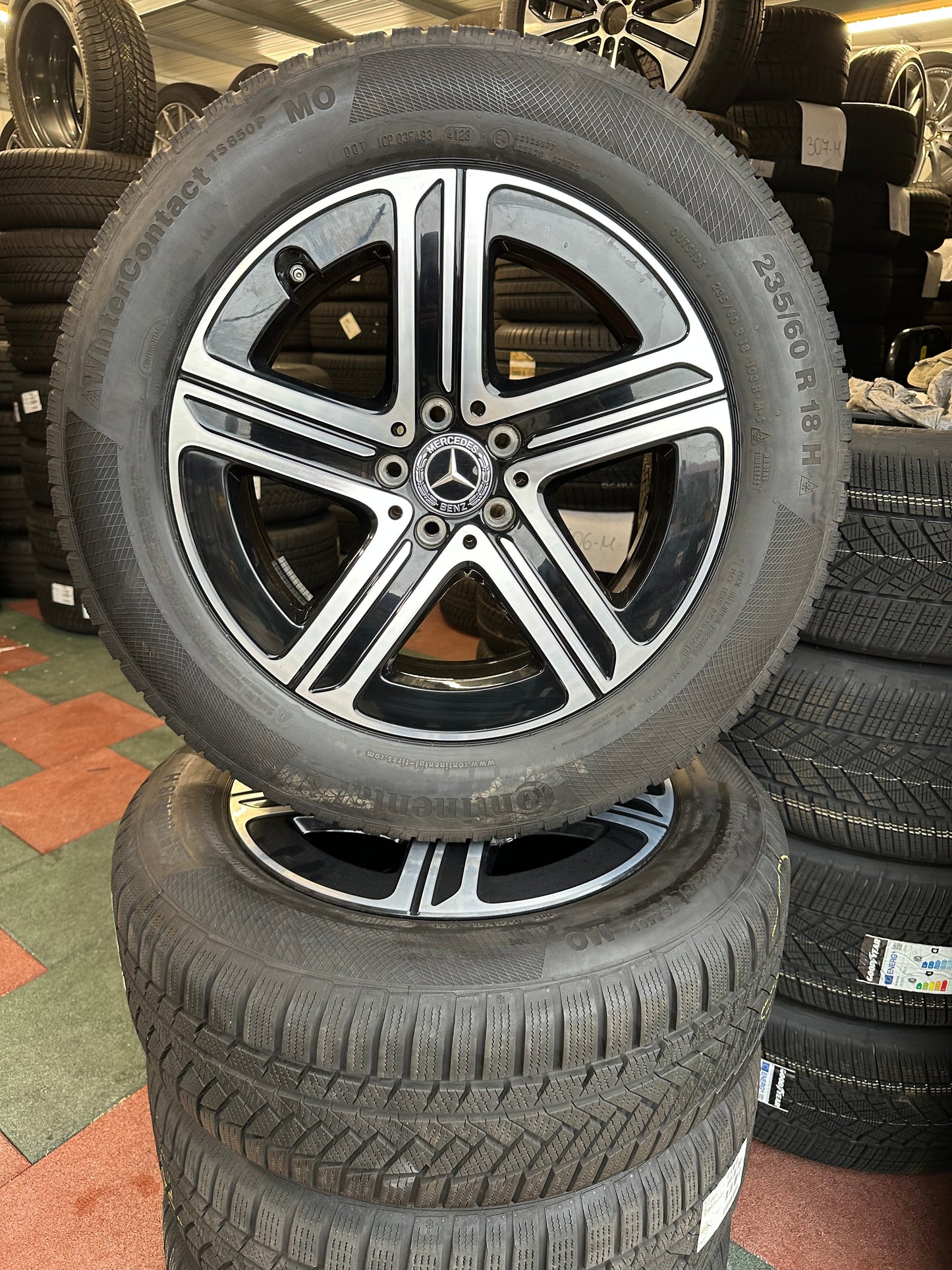 Оригинал Mercedes GLC Klasse W254 18 Zoll Мерцедес Глц класа W254 X254 C254 18 цола джанти зимен комплект зимни гуми