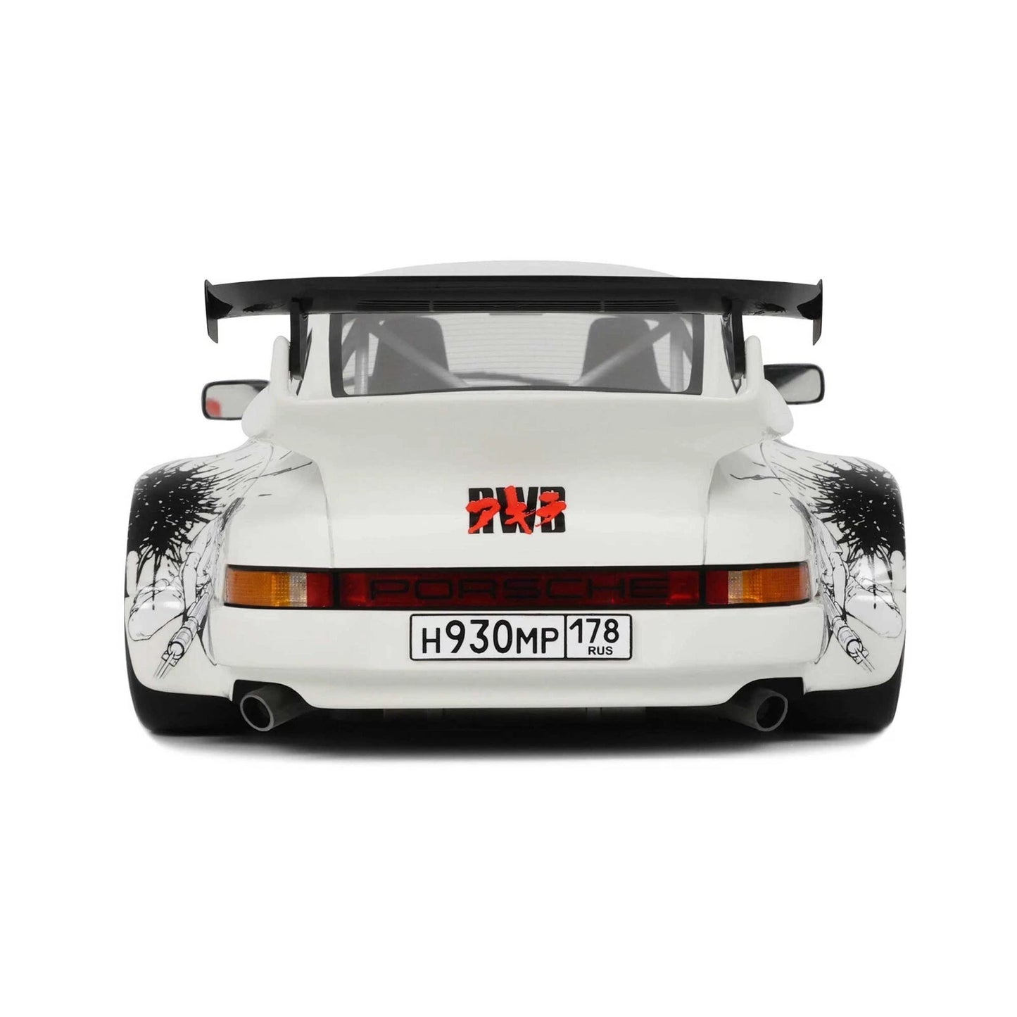 Porsche 911 RWB Rauh-Welt Akira Limitiert white 1:18 GT Spirit GT508 Порше бял Лимитирана