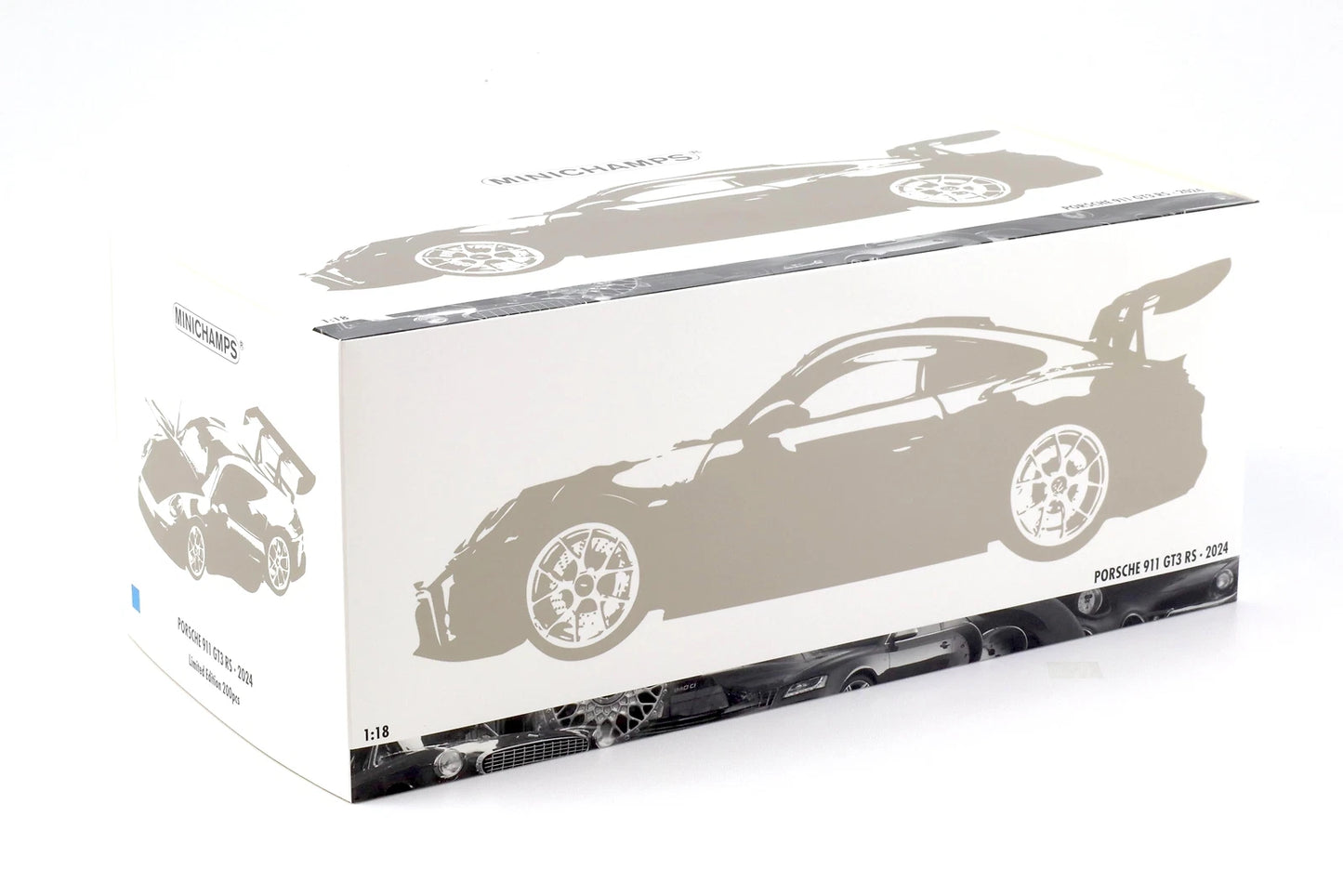 Porsche 911 992 GT3 RS Weissach blue 2024 Limited 200pcs 1:18 Minichamps 110062022 Порше 911 ГТ3 РС Лимитирана отваряема