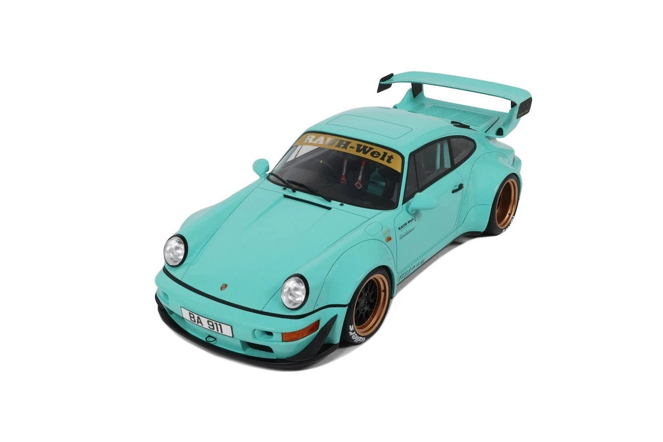 Porsche 911 (964) Turbo S Coupe RWB Tiffany Limitiert 769/999 1:12 GT Spirit GT951 Порше 911 зелен Лимитирана