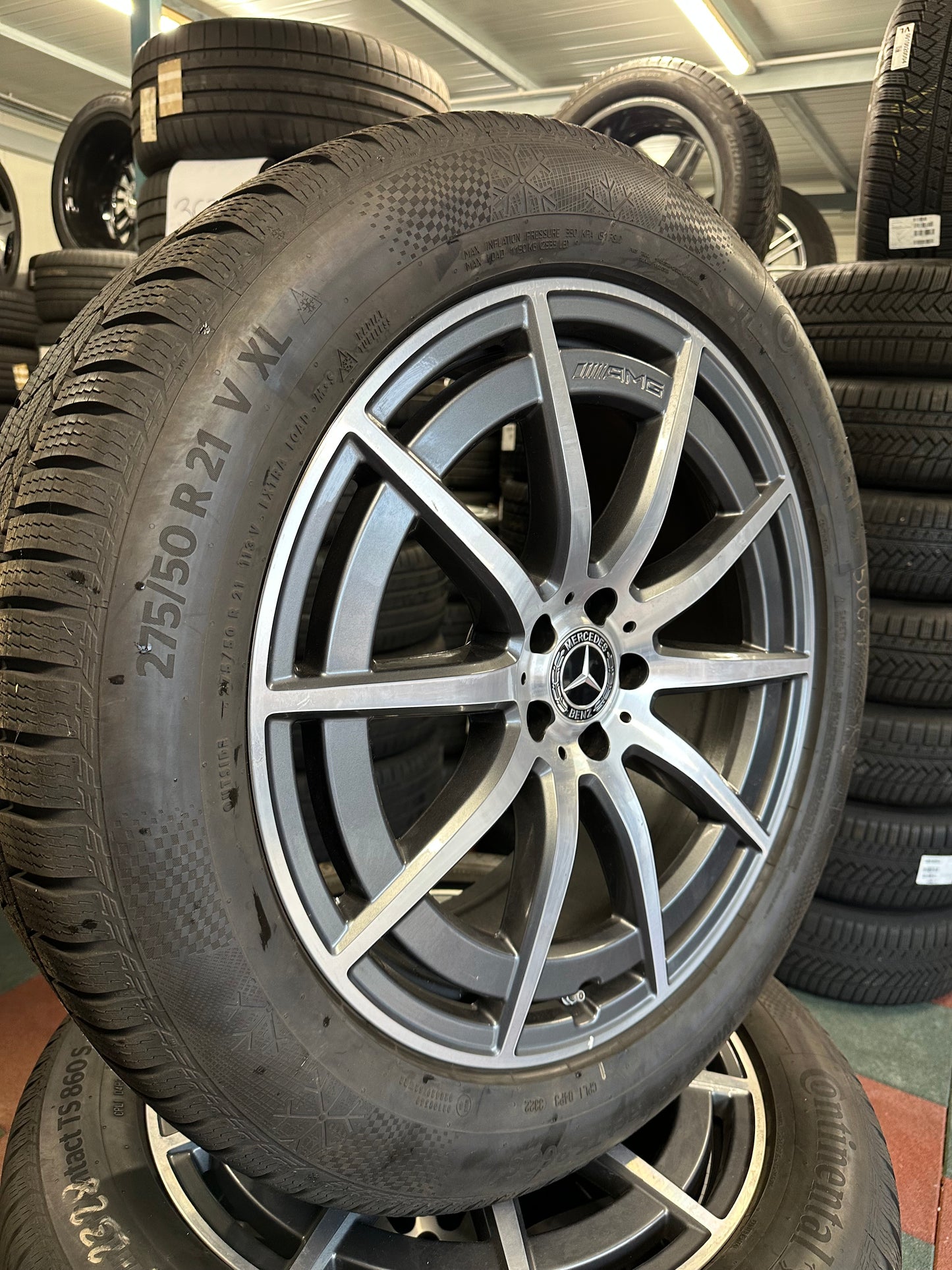 Оригинал Mercedes GLS63 AMG X167 W167 21 Zoll Мерцедес ГЛС63 АМГ X167 W167 21 цола джанти зимен комплект зимни гуми