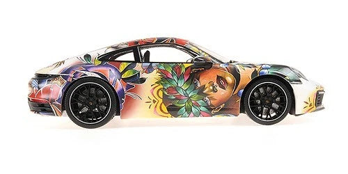 Porsche 911 Carrera 4S flower design Limited 500pcs 1:18 Minichamps 155067329 Порше 911 Карера 4С Лимитирана