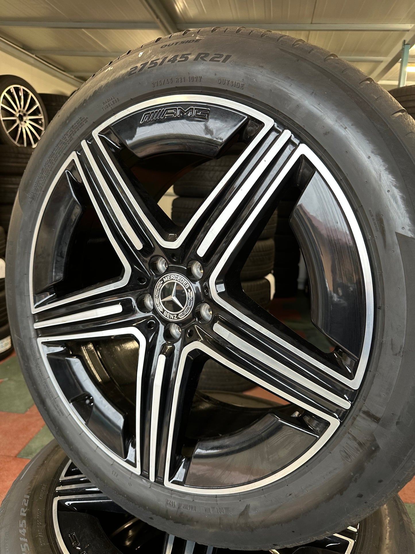 Оригинал Mercedes GLE V167 C167 AMG 21 Zoll Мерцедес ГЛЕ 21 цола AMG джанти летен комплект летни гуми