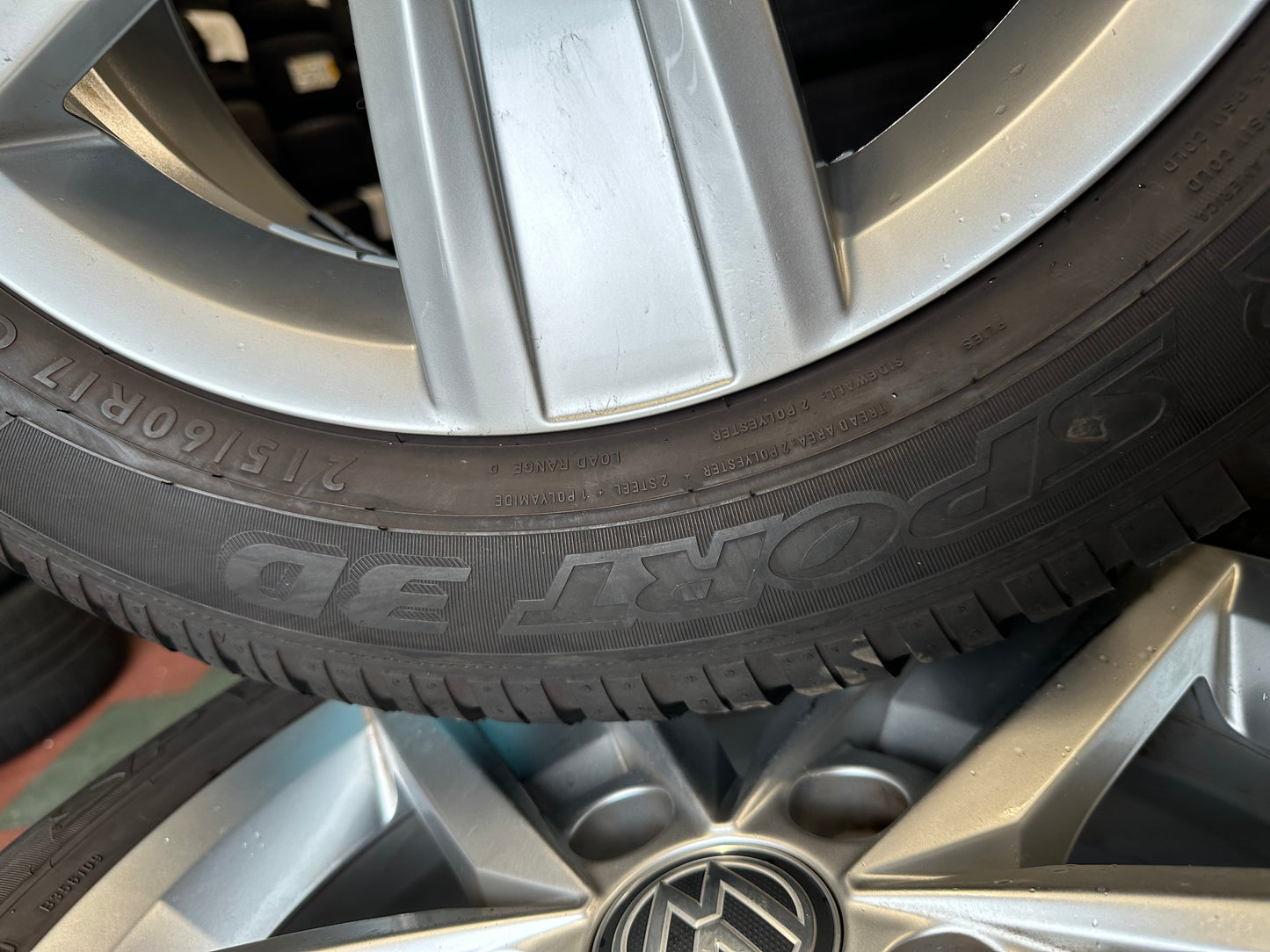 Оригинал VW Volkswagen Transporter T5 T6 17 Zoll Фолксваген Транспортер Т5 Т6 17 цола Алуминиеви джанти зимен комплект зимни гуми