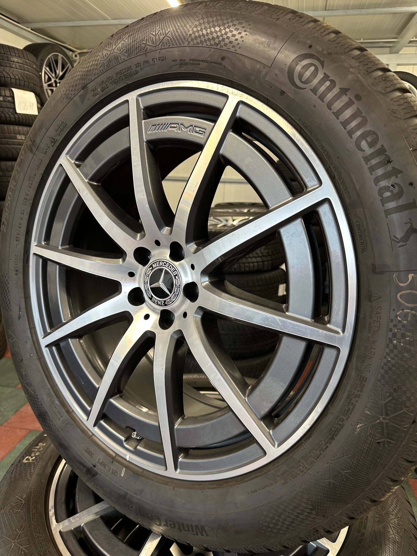 Оригинал Mercedes GLS63 AMG X167 W167 21 Zoll Мерцедес ГЛС63 АМГ X167 W167 21 цола джанти зимен комплект зимни гуми