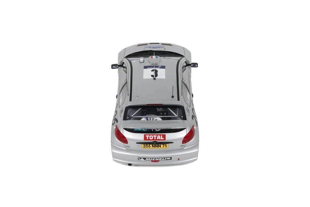 Peugeot 206 WRC Gilles Panizzi Limited grey 1:18 Ottomobile Otto OT1085 Пежо 206 Рали Лимитирана сив