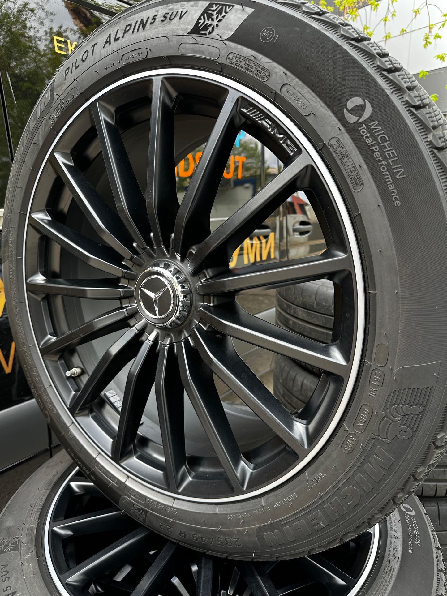 Оригинал Mercedes GLS63 22 Zoll AMG Мерцедес ГЛС63 X167 W167 22 цола джанти зимен комплект зимни гуми