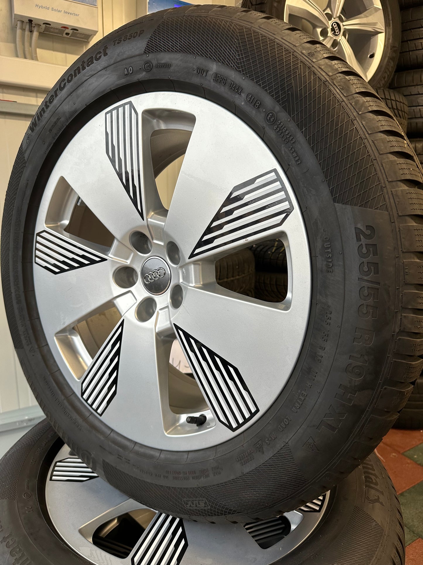 Оригинал Audi Q7 4M Etron E-Tron 4KE 19 Zoll Ауди Q7 Етрон Е-Трон 4М 4КЕ Алуминиеви джанти 19 цола зимен комплект зимни гуми