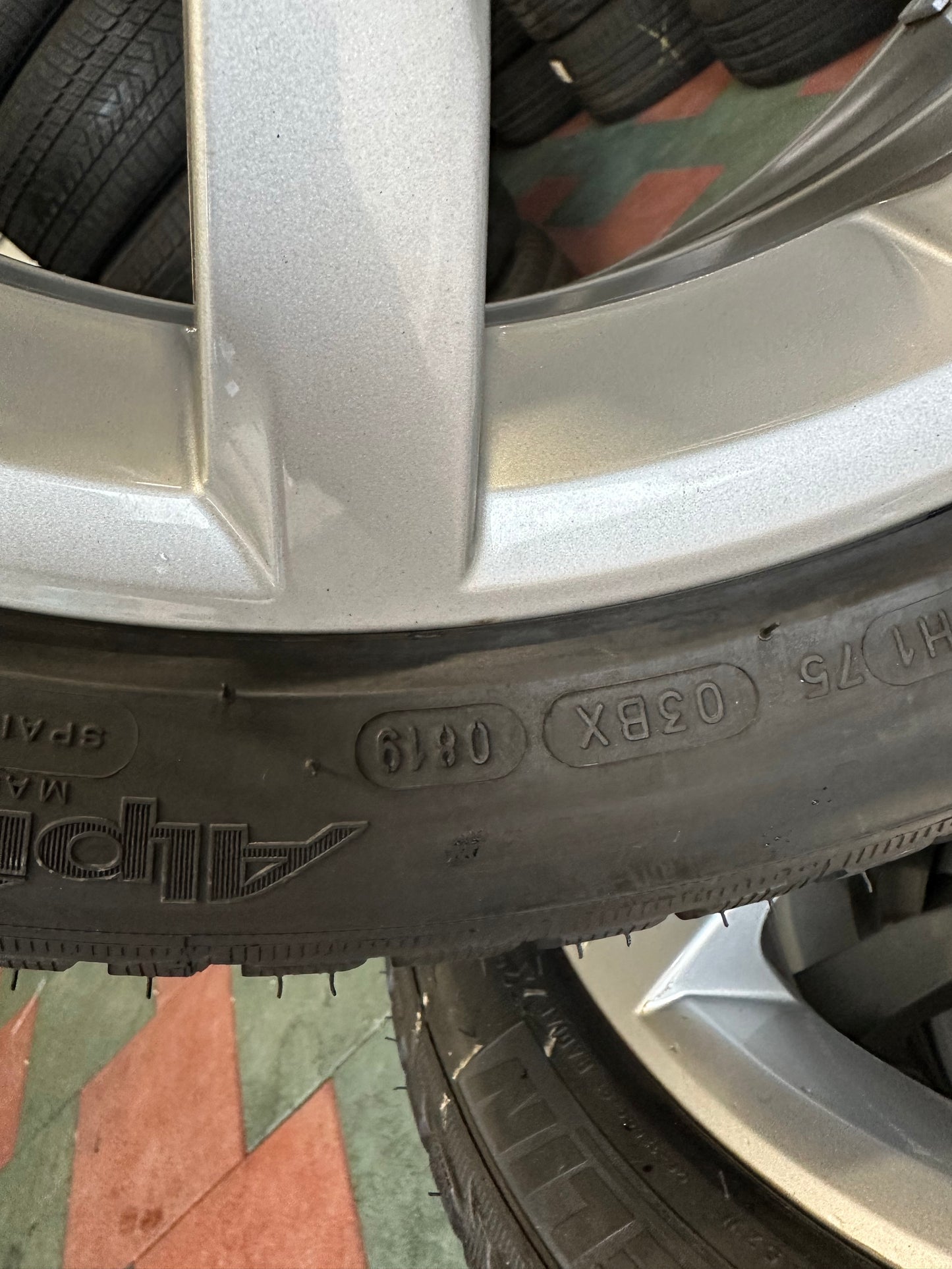 Оригинал VW Volkswagen Golf 6 7 17 Zoll Фолксваген Голф 6 7 17 цола Алуминиеви джанти зимен комплект зимни гуми