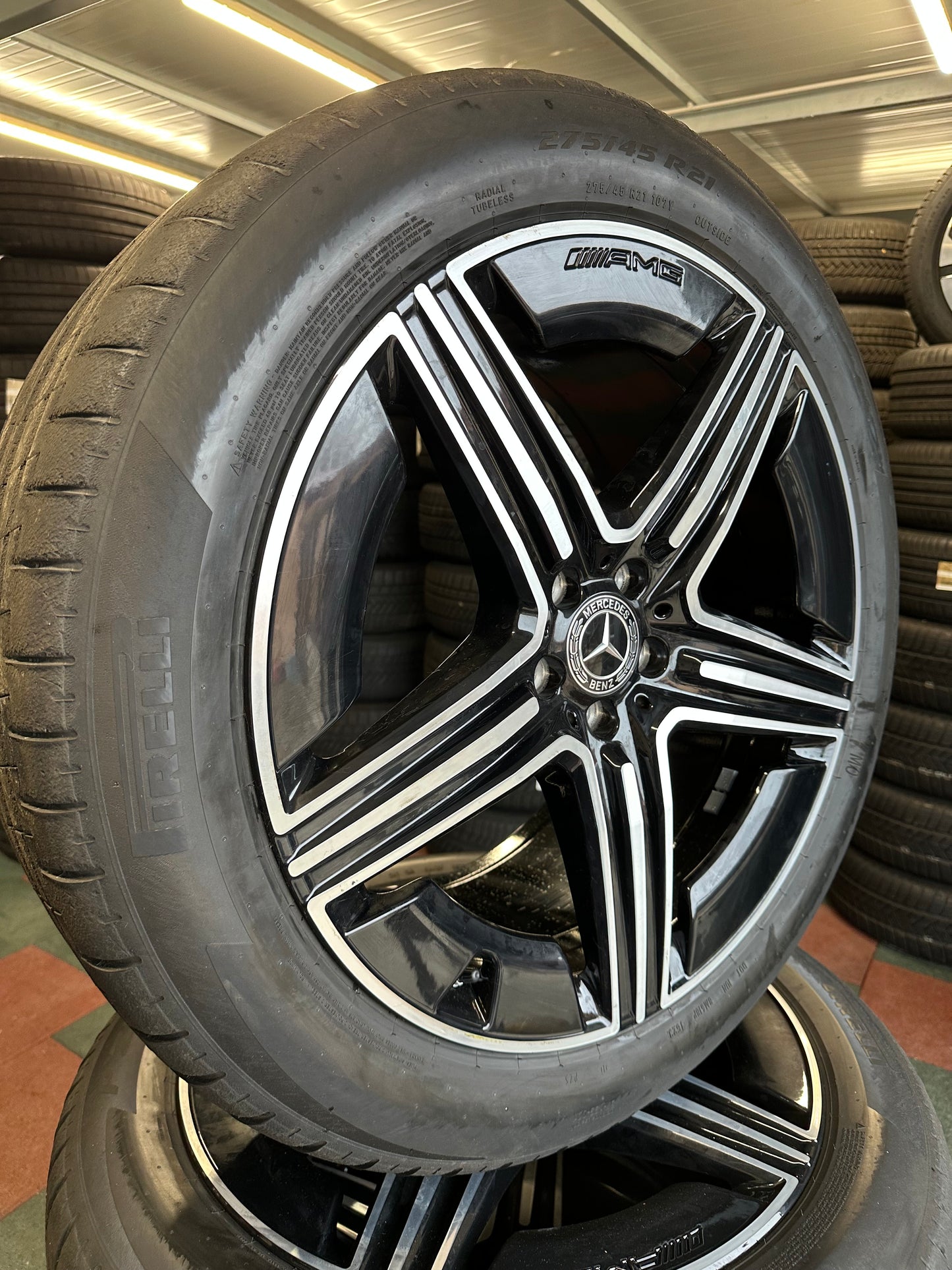 Оригинал Mercedes GLE V167 C167 AMG 21 Zoll Мерцедес ГЛЕ 21 цола AMG джанти летен комплект летни гуми