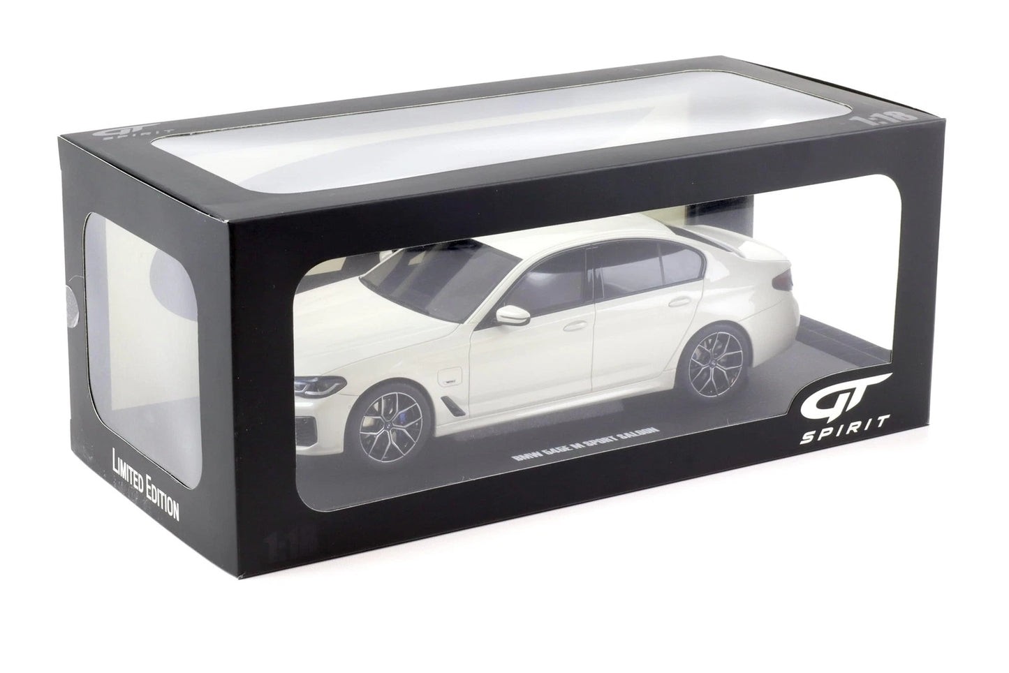 Bmw 545E G30 X Drive M Sport white 2023 Limitiert  1:18 GT Spirit GT496 Бмв 545Е бял Лимитирана Лимозина