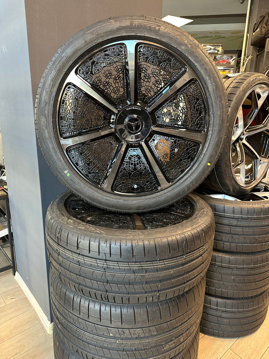 Оригинал Като Нови Mercedes GLS Maybach X167 W167 23 Zoll Мерцедес ГЛС Майбах X167 W167 23 цола джанти летен комплект летни гуми