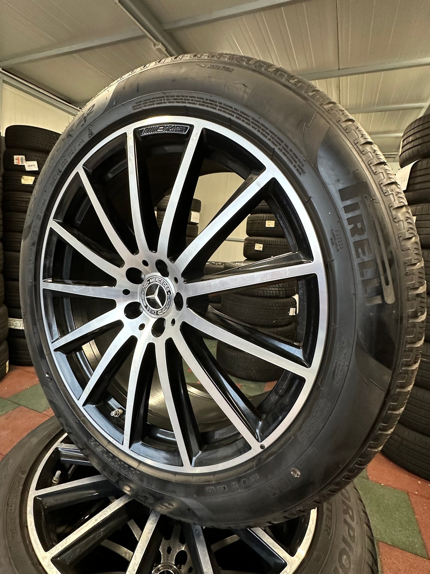 Оригинал Mercedes GLS X167 W167 22 Zoll Мерцедес ГЛС X167 W167 22 цола джанти зимен комплект зимни гуми