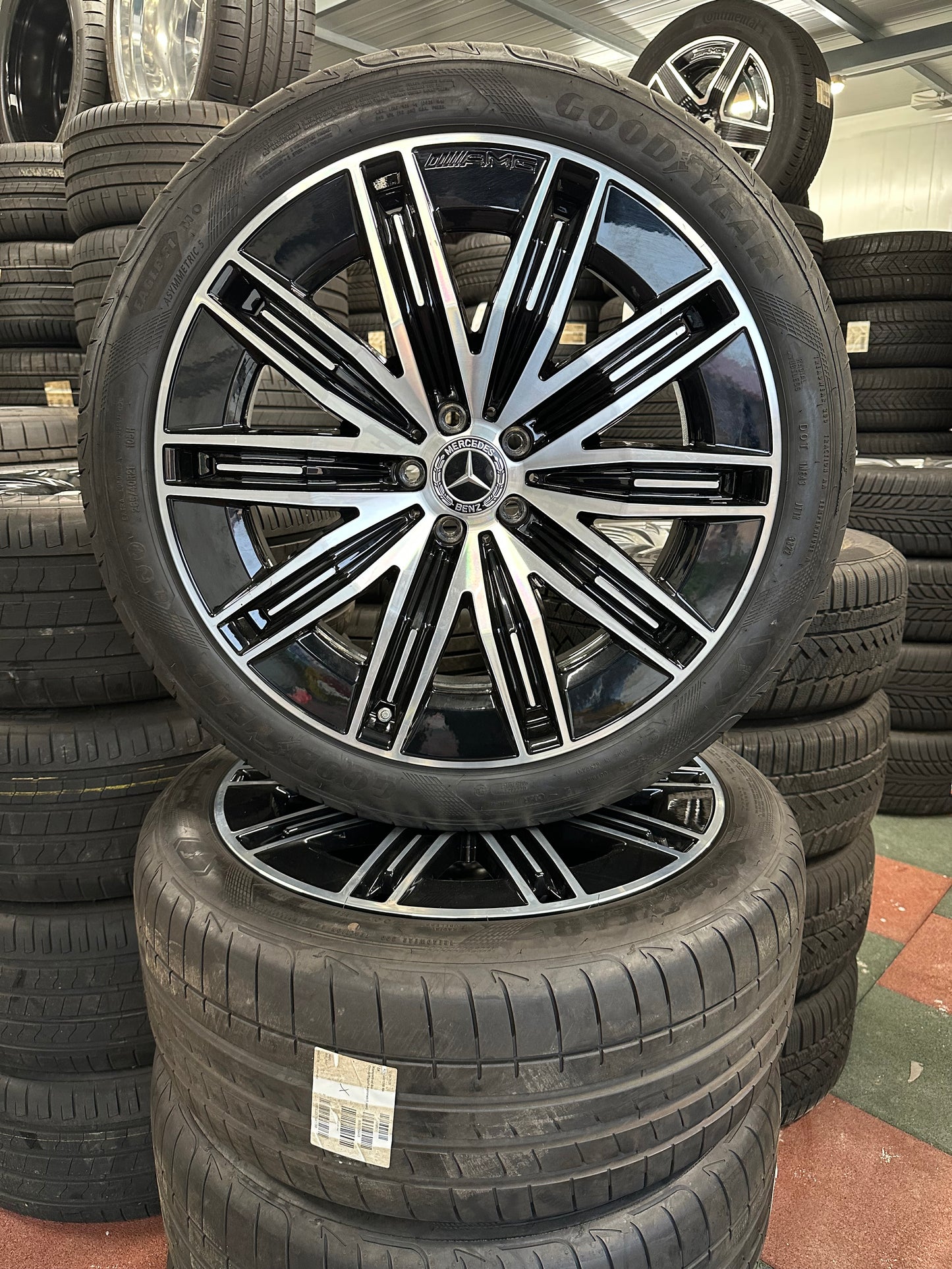 Оригинал Mercedes EQE SUV 21 Zoll AMG W294 X294 Мерцедес EQE SUV 21 цола AMG джанти летен комплект летни гуми