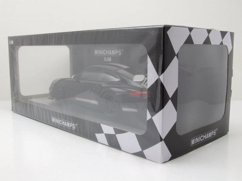 PORSCHE 911 997 GT3 RS 4.0 2011 black 1:18 Minichamps 155062220 Порше 911 997 ГТ3 черен