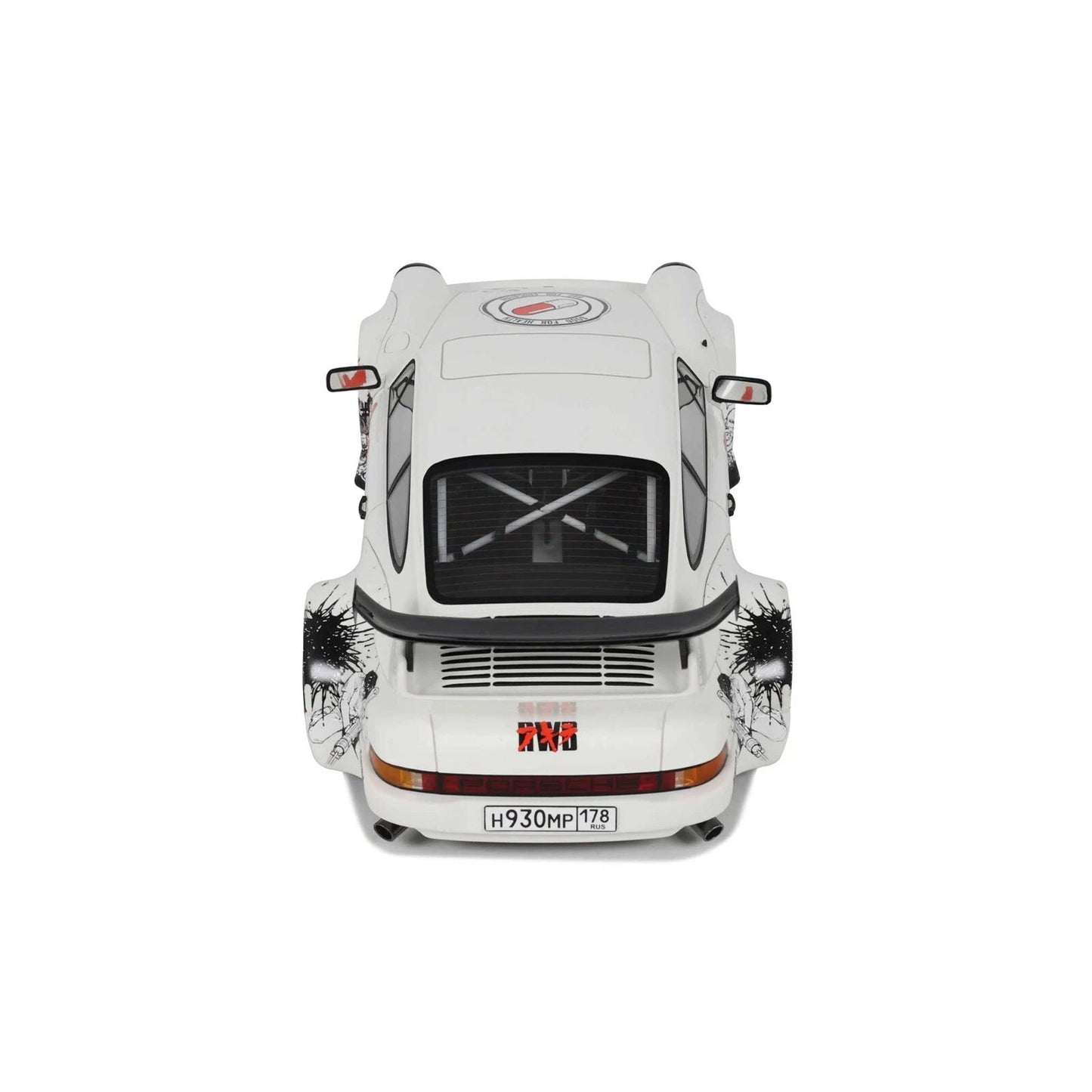 Porsche 911 RWB Rauh-Welt Akira Limitiert white 1:18 GT Spirit GT508 Порше бял Лимитирана