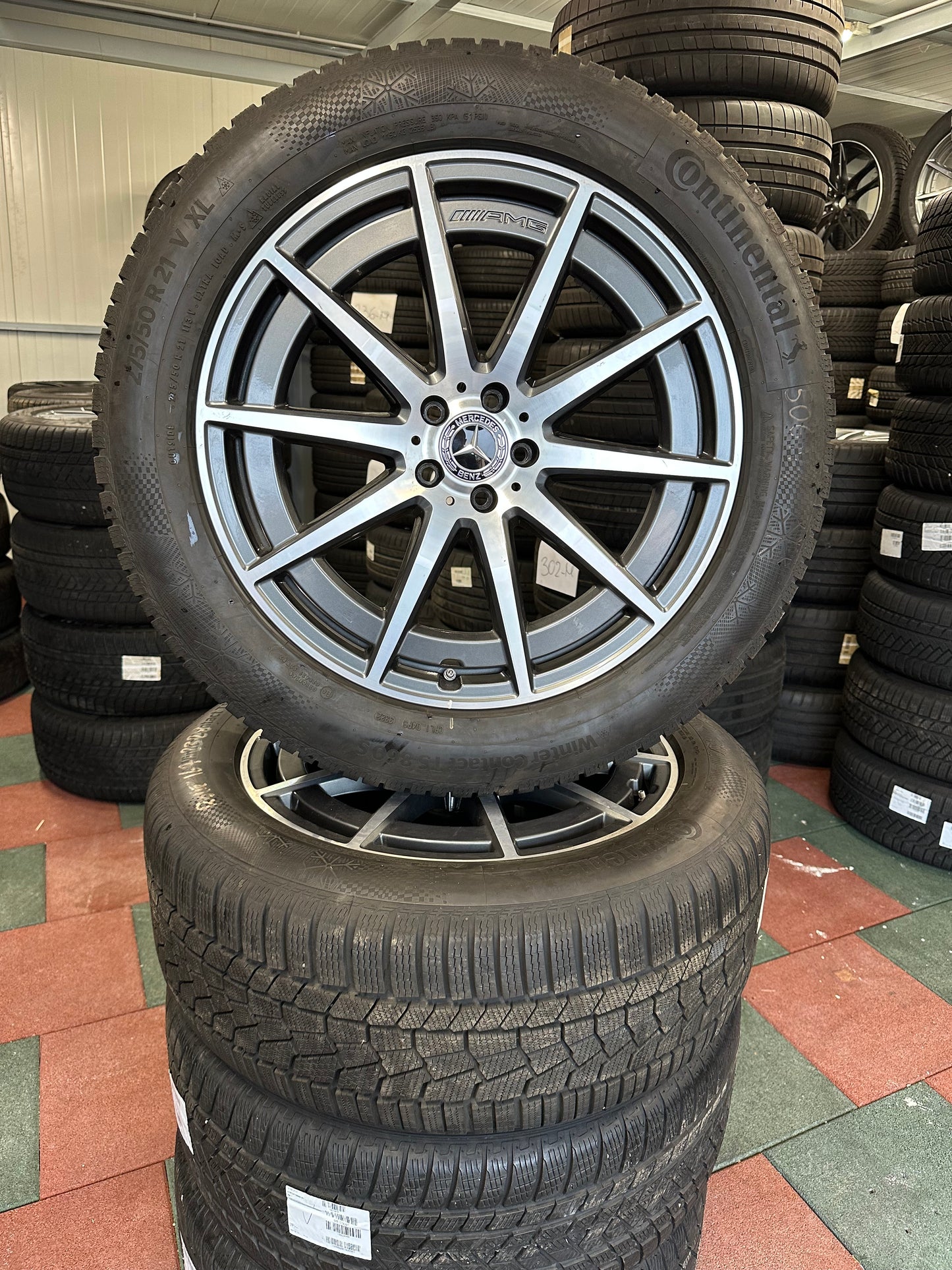 Оригинал Mercedes GLS63 AMG X167 W167 21 Zoll Мерцедес ГЛС63 АМГ X167 W167 21 цола джанти зимен комплект зимни гуми