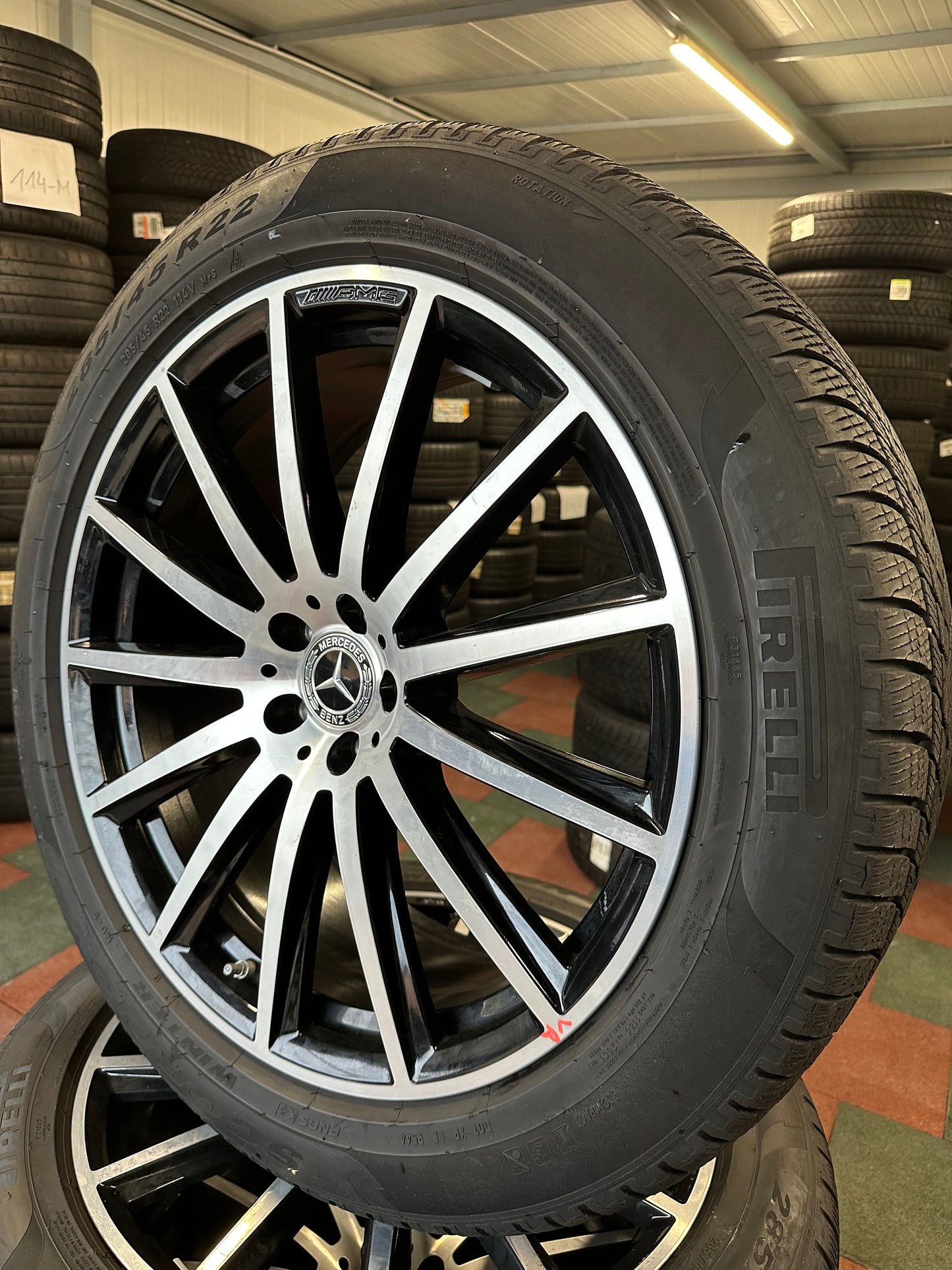 Оригинал Mercedes GLS X167 W167 22 Zoll Мерцедес ГЛС X167 W167 22 цола джанти зимен комплект зимни гуми