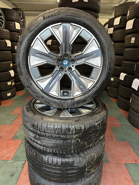 Като Нови Оригинални BMW iX20 i20 21 Zoll 1011 Бмв 21 цола джанти 1011 летен комплект летни гуми