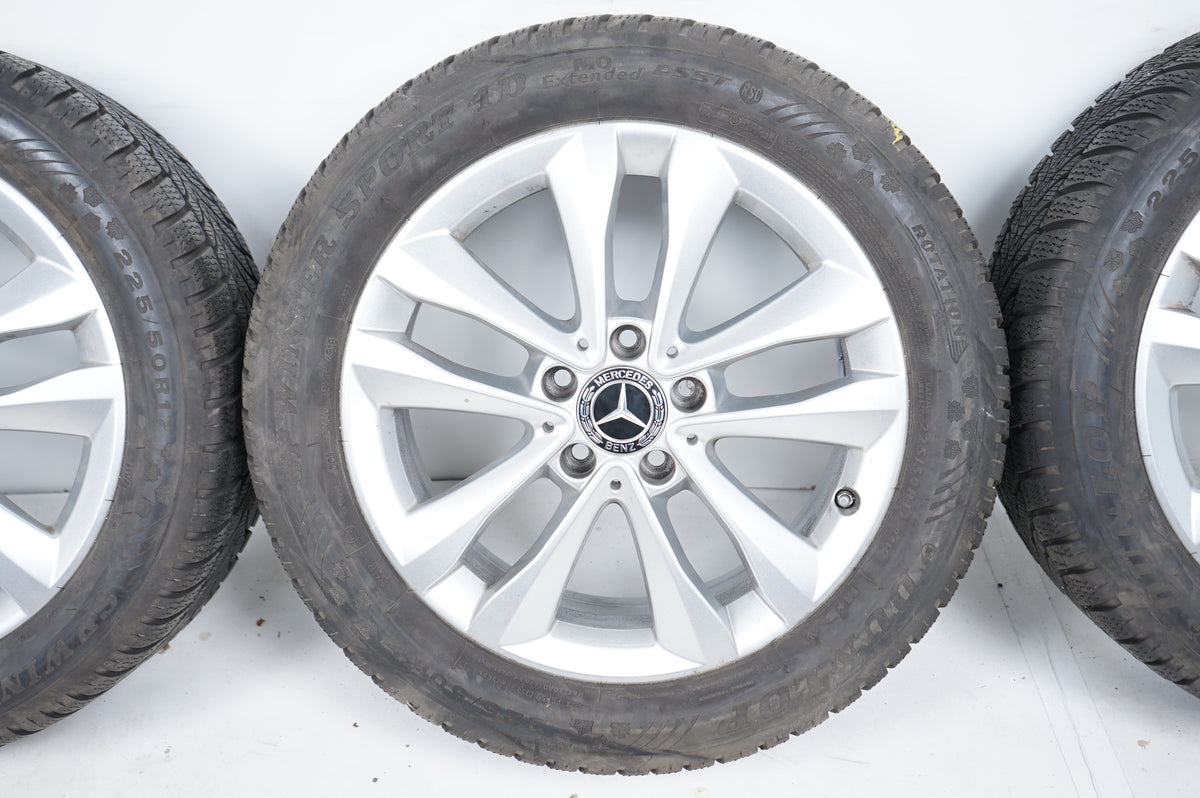 Оригинал Mercedes C Klasse W205 17 Zoll Мерцедес Ц класа В205 17 цола зимен комплект зимни гуми