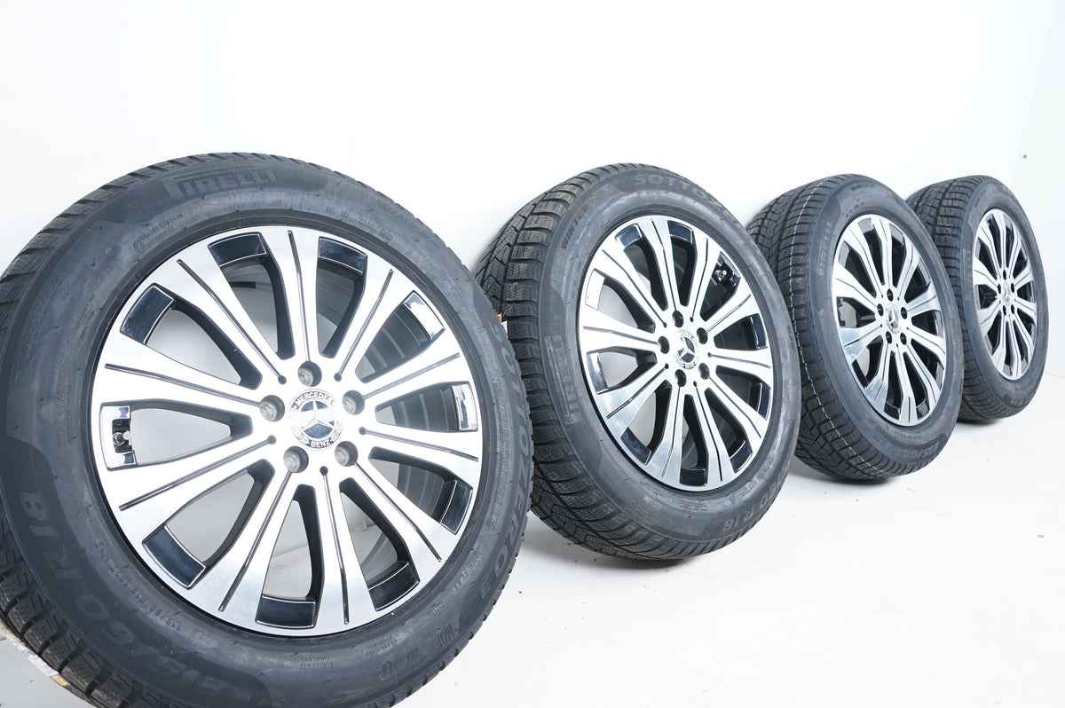 Като Нови Mercedes EQA EQB H243 X243 18 Zoll Мерцедес 18 цола джанти зимен комплект зимни гуми
