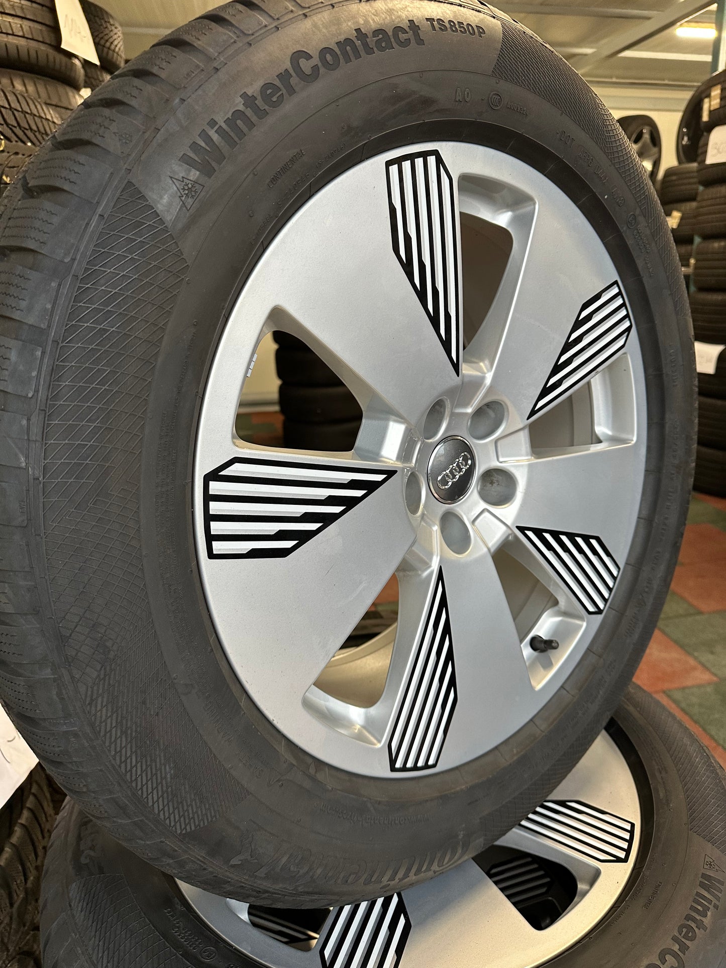 Оригинал Audi Q7 4M Etron E-Tron 4KE 19 Zoll Ауди Q7 Етрон Е-Трон 4М 4КЕ Алуминиеви джанти 19 цола зимен комплект зимни гуми