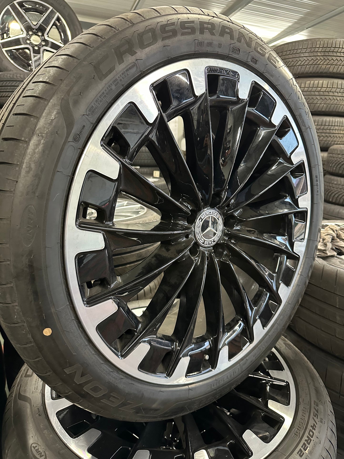 Като Нови Оригинал Mercedes EQS SUV W296 Z296 AMG 22 Zoll Мерцедес EQS SUV  22 цола AMG джанти летен комплект летни гуми