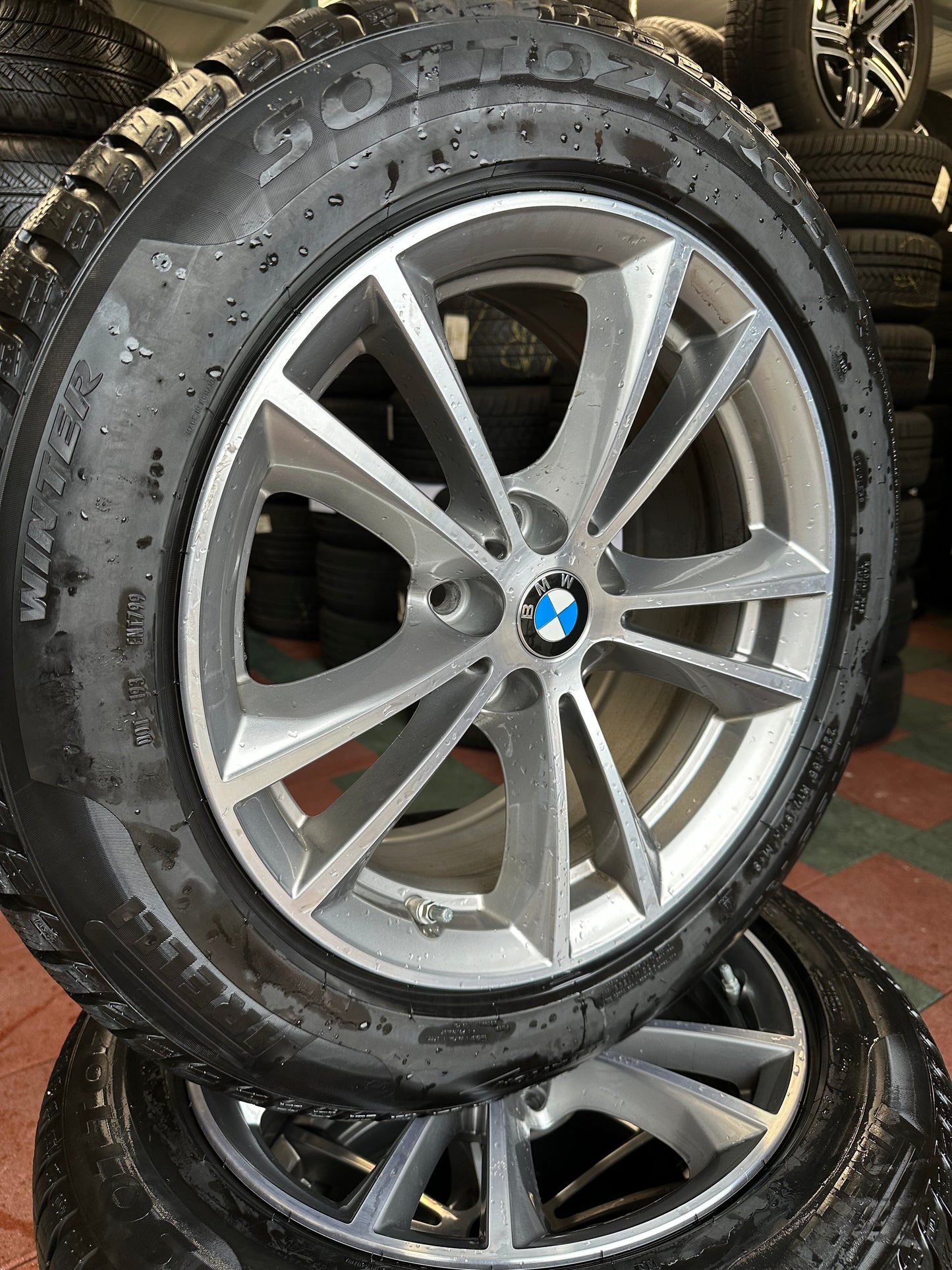 BMW 5er G30 G31 17 Zoll Бмв 5-та серия 17 цола Алуминиеви джанти зимен комплект зимни гуми