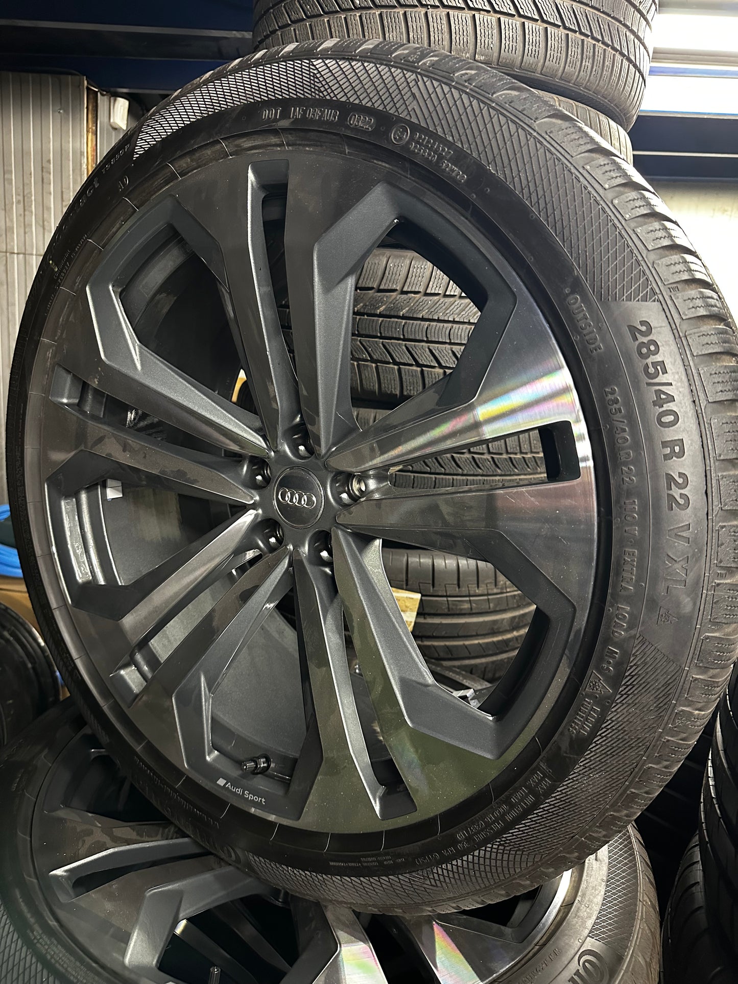 Audi Q8 SQ8 22 Zoll Ауди 22 Цола алуминиеви джанти зимен комплект зимни гуми