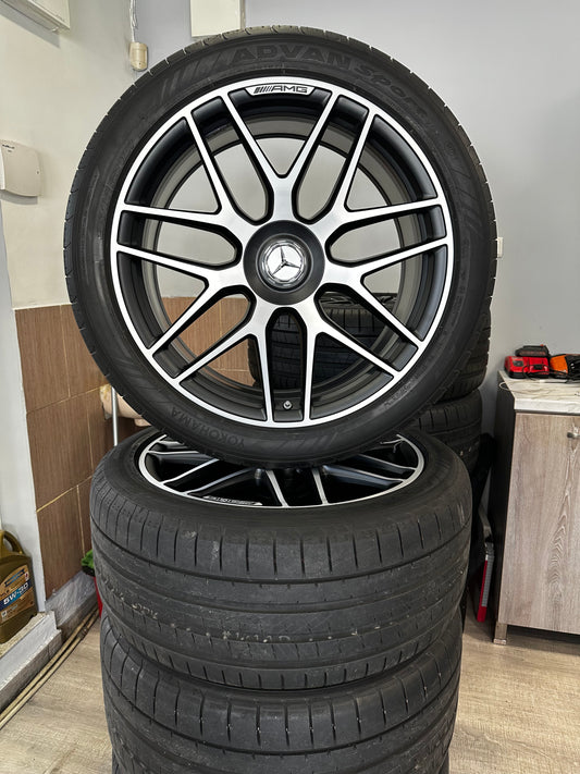 Оригинал като Нови Mercedes GLE63 GLE 53 AMG V167 C167 22 Zoll Мерцедес ГЛЕ63 ГЛЕ 53 22 цола джанти летен комплект летни гуми