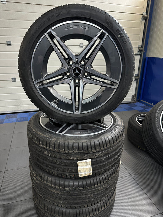 Като Нови Оригинал Mercedes C klasse W206 18 Zoll AMG Мерцедес Ц класа W206 18 цола AMG джанти летен комплект летни гуми