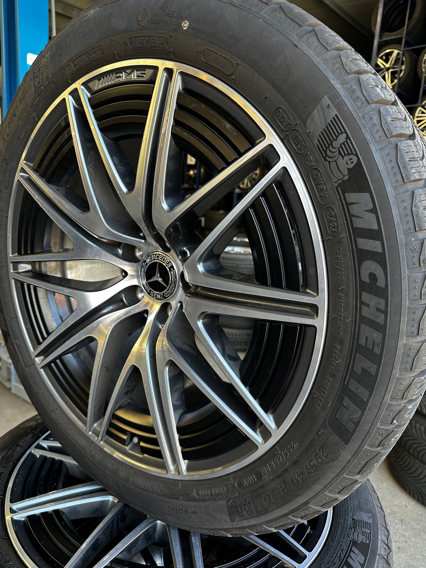 Оригинал Mercedes GLC43 GLC63 AMG W254 20 Zoll Мерцедес Глц43 Глц63 АМГ класа W254 X254 C254 20 цола джанти зимен комплект зимни гуми
