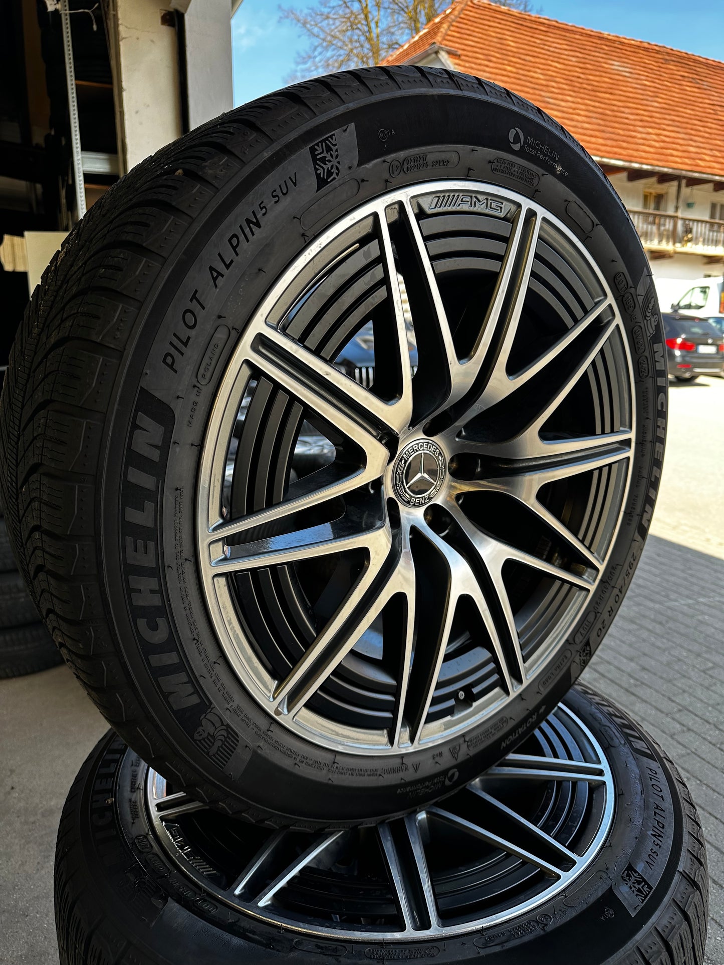 Оригинал Mercedes GLC43 GLC63 AMG W254 20 Zoll Мерцедес Глц43 Глц63 АМГ класа W254 X254 C254 20 цола джанти зимен комплект зимни гуми