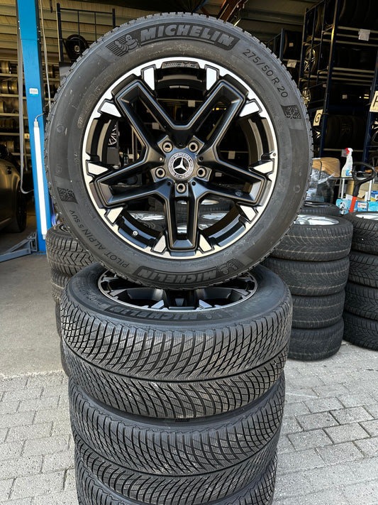 Нови Оригинал Mercedes G Klasse W463 AMG 20 Zoll Мерцедес Г класа W463 20 цола AMG джанти зимен комплект зимни гуми