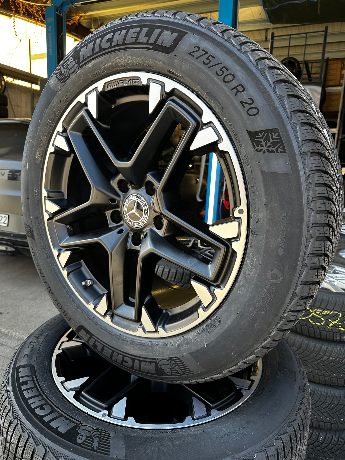Нови Оригинал Mercedes G Klasse W463 AMG 20 Zoll Мерцедес Г класа W463 20 цола AMG джанти зимен комплект зимни гуми