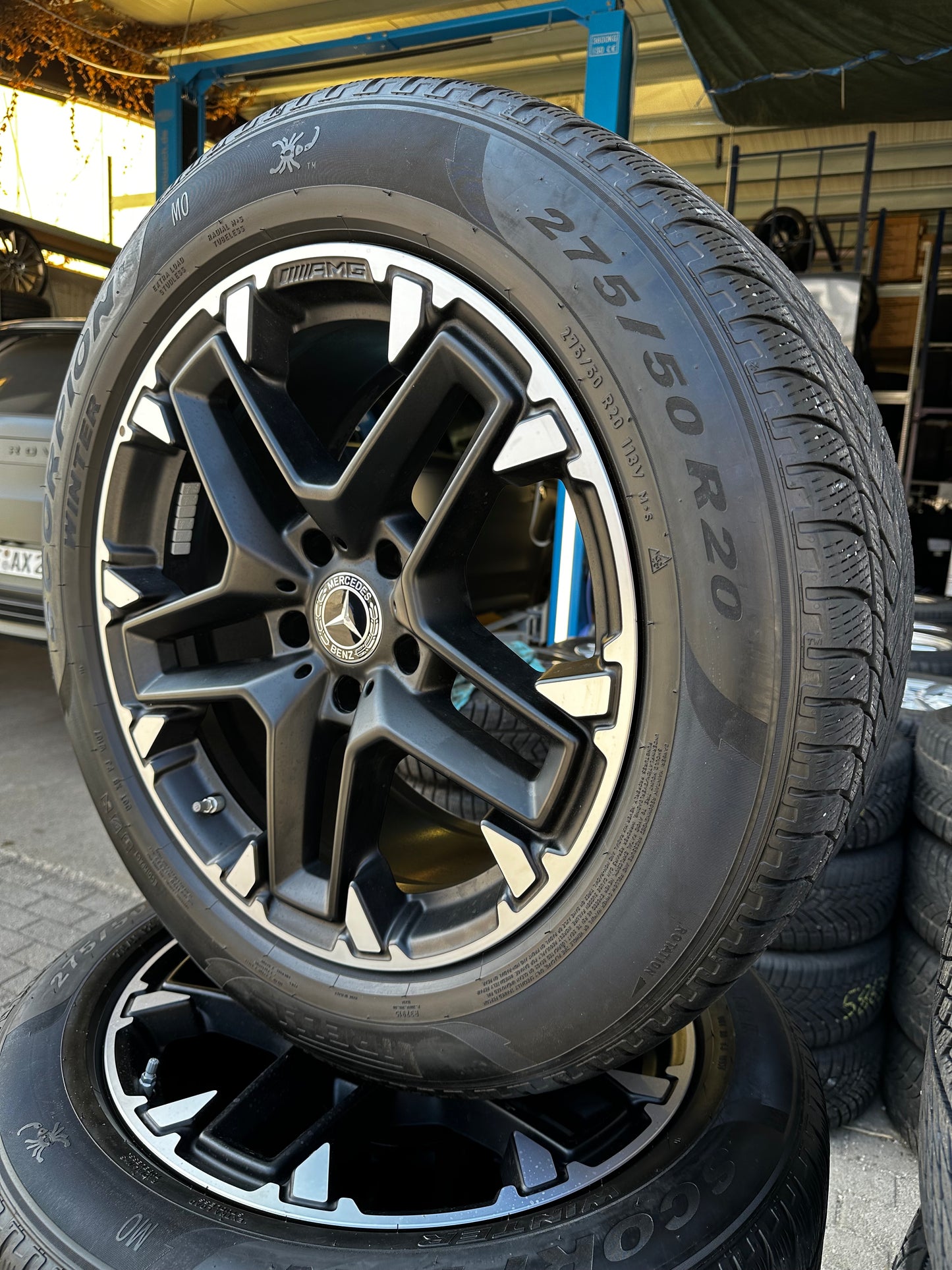 Оригинал Mercedes G Klasse W463 AMG 20 Zoll Мерцедес Г класа W463 20 цола AMG джанти зимен комплект зимни гуми