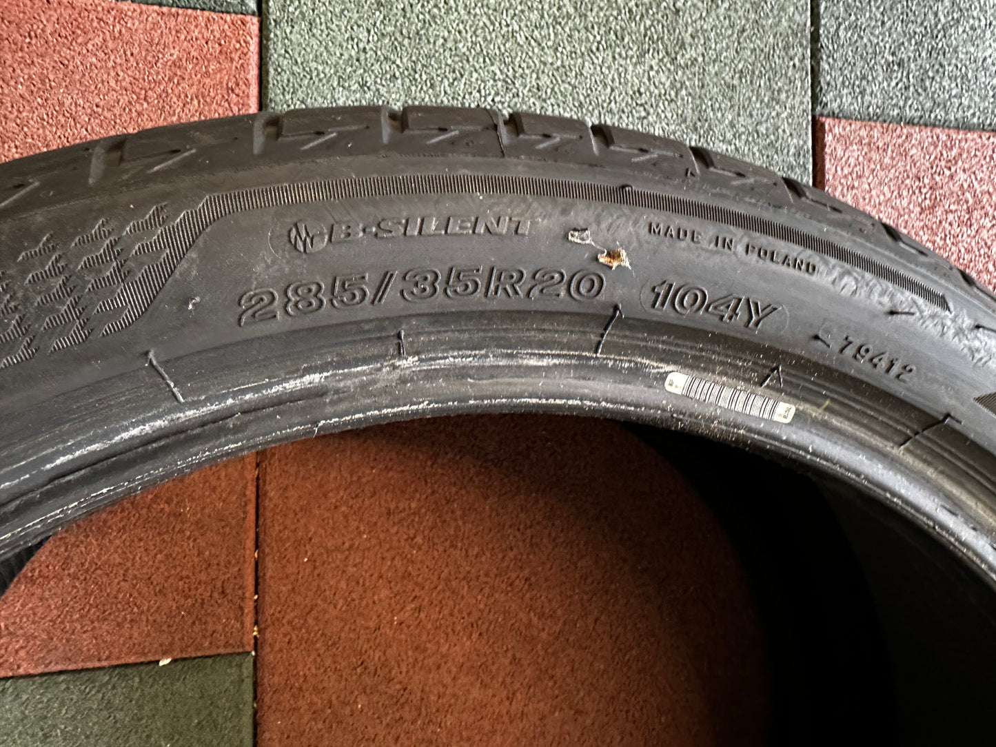 2 x Употребявани Като Нови летни Гуми Bridgestone 285 35 20 Цола Mercedes S Klasse 285 35 20 Zoll Мерцедес С Класа