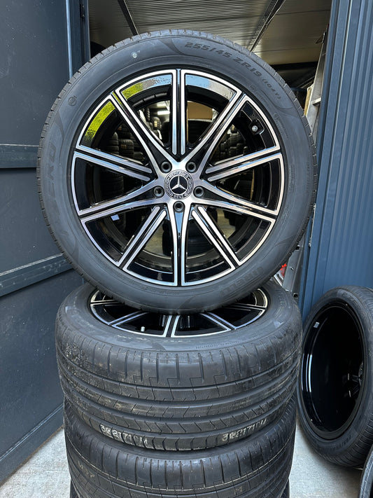 Като Нови Mercedes S Klasse W223 V223 19 Zoll Мерцедес С Класа W223 V223 19 Цола джанти летен комплект летни гуми