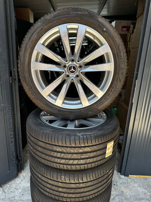 Като Нови Mercedes S Klasse W223 V223 255 45 19 Zoll Мерцедес С Класа W223 V223 255 45 19 Цола джанти летен комплект летни гуми