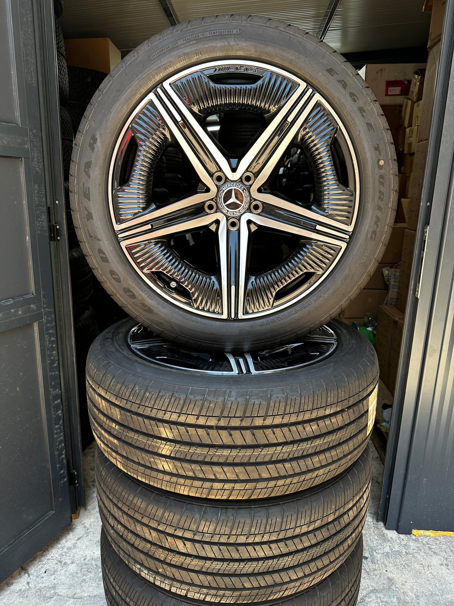 Като Нови Оригинал Mercedes EQS Klasse AMG 20 Zoll W297 V297 20 цола AMG джанти летен комплект всесезонни гуми