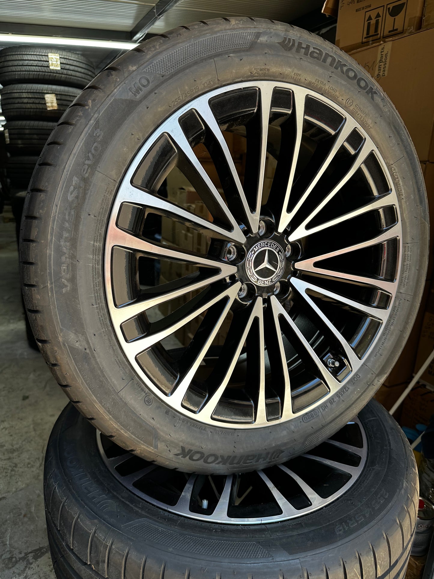 Като Нови Mercedes S Klasse W223 V223 19 Zoll Мерцедес С Класа W223 V223 19 Цола джанти летен комплект летни гуми