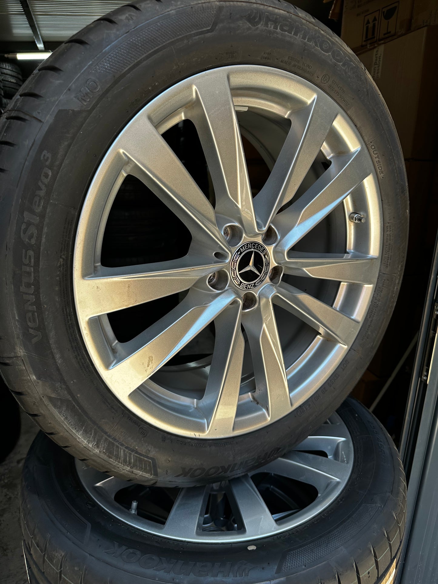 Като Нови Mercedes S Klasse W223 V223 19 Zoll Мерцедес С Класа W223 V223 19 Цола джанти летен комплект летни гуми