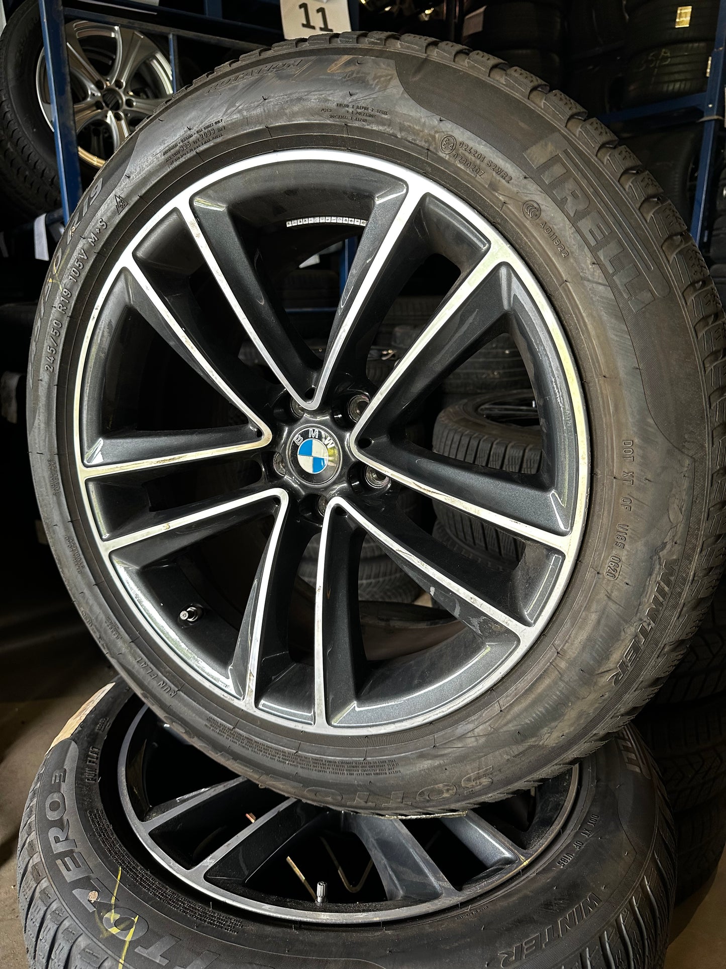 Оригинал BMW X3 X4 G01 G02 7er G11 G12 19 Zoll 630 Бмв 19 цола Г01 Г02 7-ма серия Г11 Г12 Алуминиеви джанти зимен комплект зимни гуми