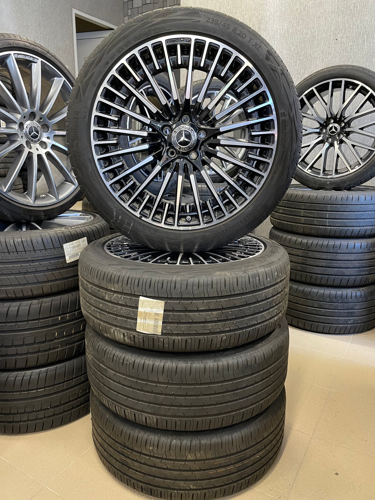 Като нови Mercedes EQA EQB H243 X243 20 Zoll AMG Мерцедес 20 цола AMG джанти летен комплект летни гуми