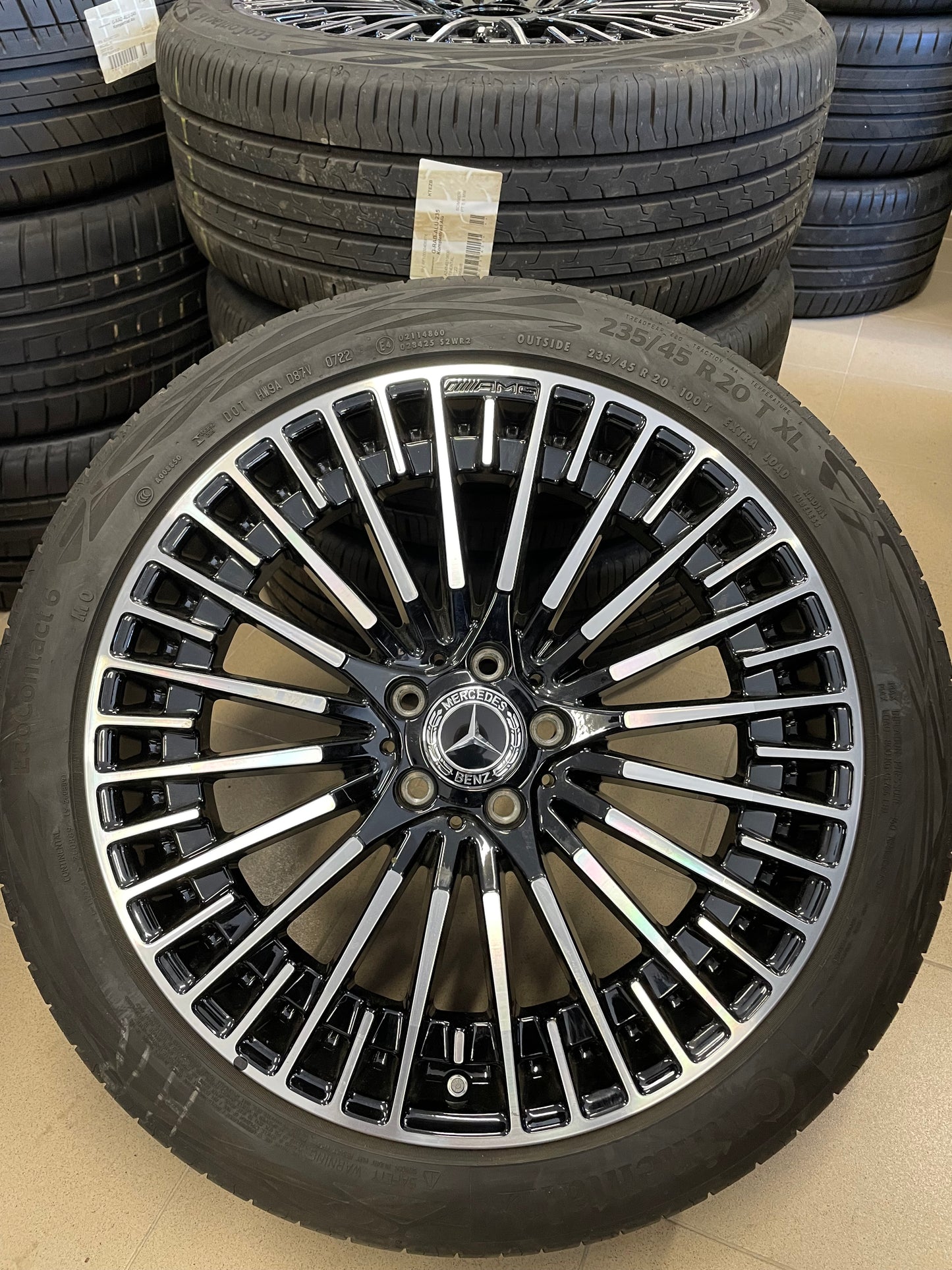 Като нови Mercedes EQA EQB H243 X243 20 Zoll AMG Мерцедес 20 цола AMG джанти летен комплект летни гуми