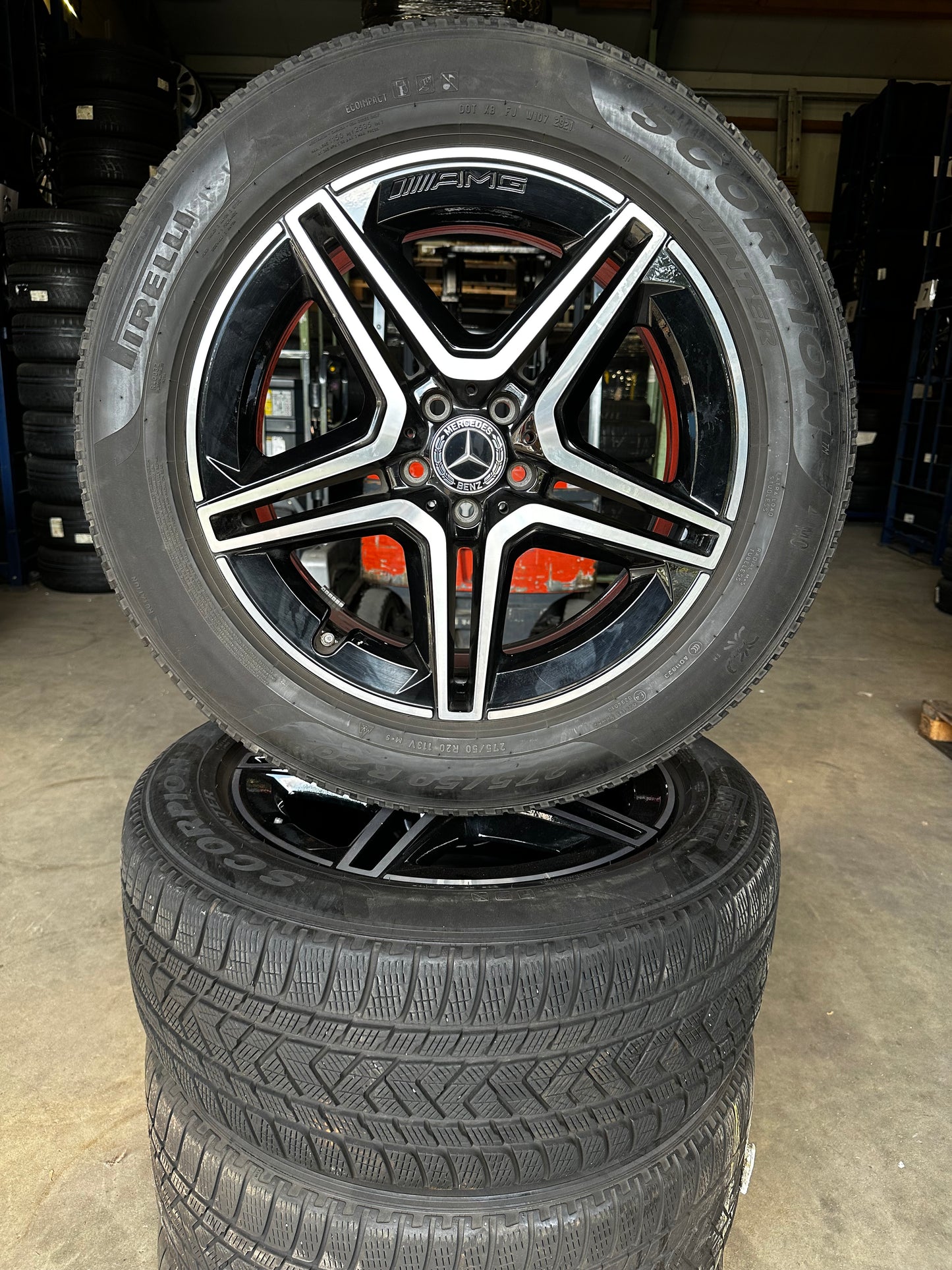 Оригинал Mercedes GLE 53 AMG V167 C167 W167 20 Zoll Мерцедес ГЛЕ 53 20 цола AMG джанти зимен комплект зимни гуми